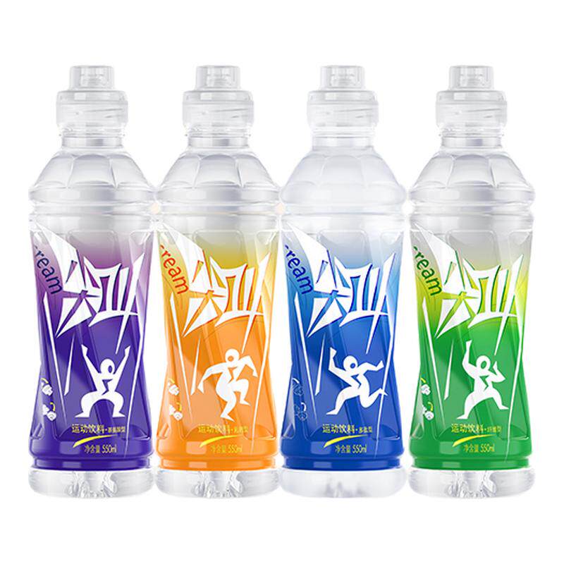 农夫山泉尖叫饮料550ml*15瓶整箱黄金桃紫色尖叫补充电解质水饮料