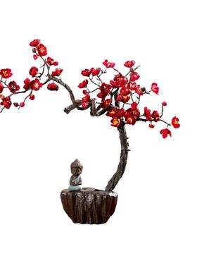 仿真梅花腊梅套装假花陶瓷客厅