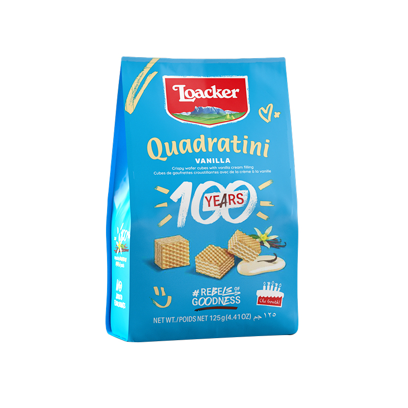 【天猫U先】Loacker莱家进口威化饼干香草办公室下午茶夹心小零食