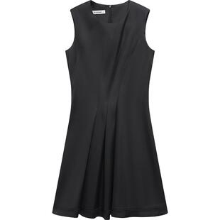 播气质法式连衣裙女商场同款2024夏无袖收腰茶歇桔梗裙BDR2LD0945