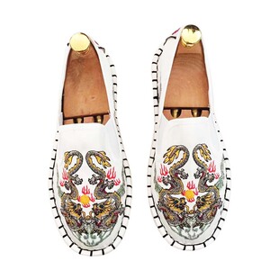 刺绣台州西山手工布鞋男款老北京透气帆布豆豆鞋子精神小伙牛筋底