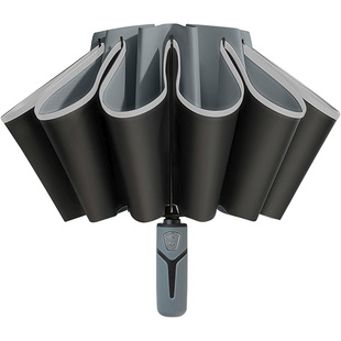 全自动反向雨伞汽车专用晴雨两用一键全收防晒遮阳折叠反光条男女