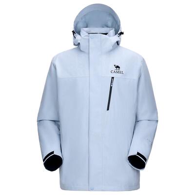 骆驼冲锋衣男女三合一外套抓绒羽绒服内胆可拆卸两件套防水滑雪服