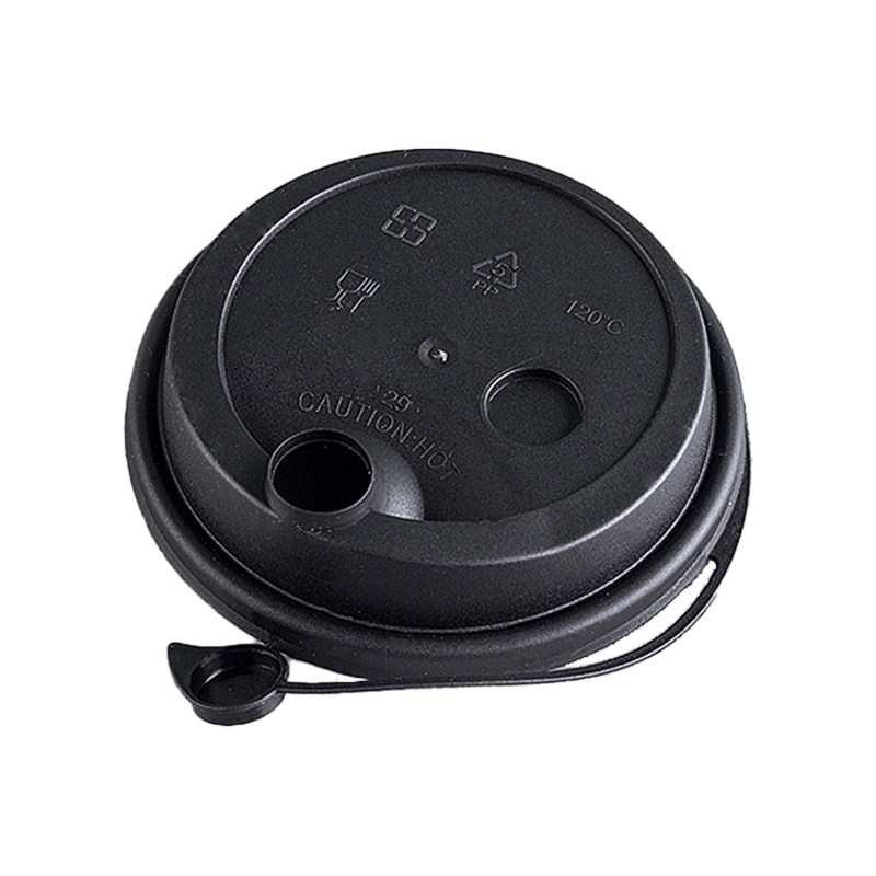 奶茶盖子90防漏盖注塑红心