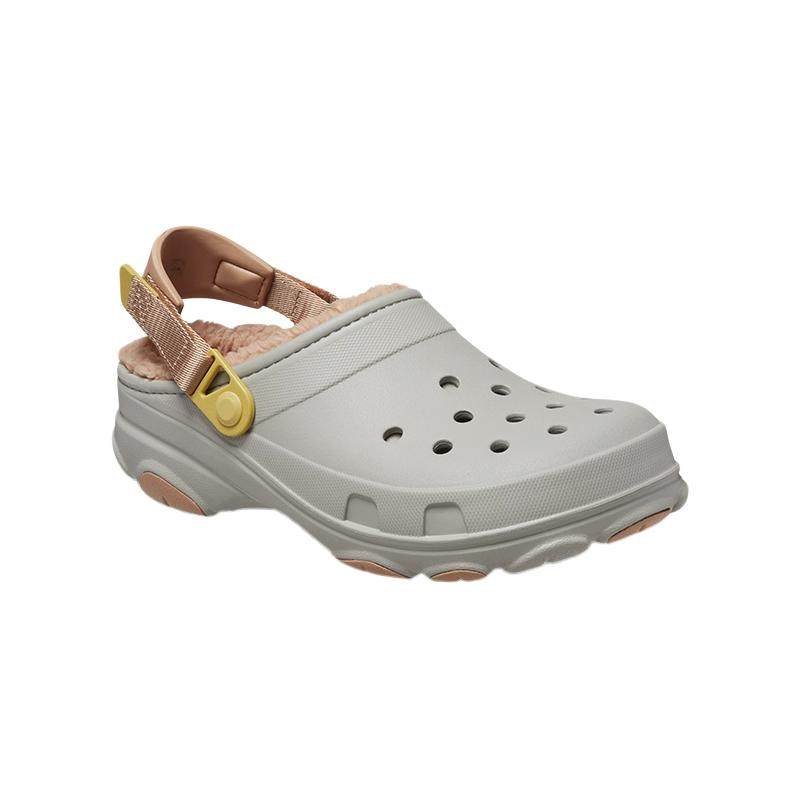 Crocs经典特林暖棉洞洞鞋