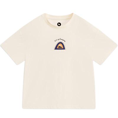 MQD童装儿童长袖T恤春秋新款宝宝打底衫男童女童长袖印花打底T恤