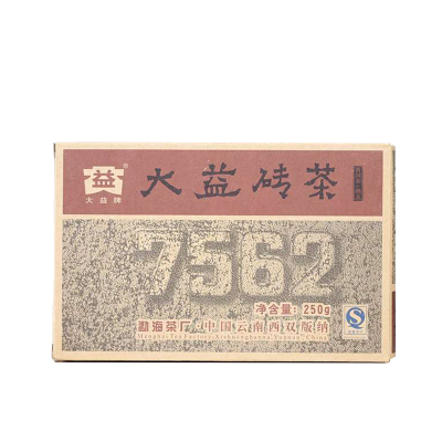 2007年大益轻发酵7562熟茶砖茶
