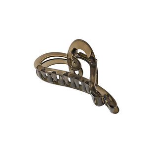 秋冬爱心抓夹女2025新款高级感黑色后脑勺盘发发夹子发量少鲨鱼夹