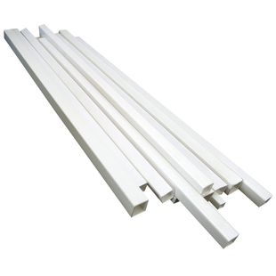 ABS方管 diy制作建筑模型改造管电线杆模型材料塑料管导管 10只