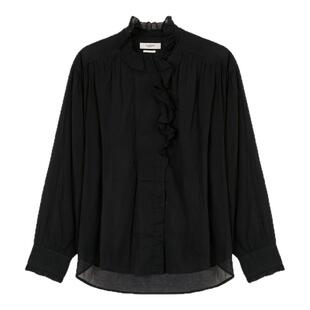 MARANT ETOILE PAMIAS 法式荷叶边上衣衬衫女