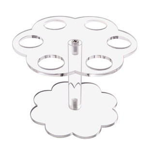 花型冰淇淋蛋筒架子热奶宝展架威化脆筒架雪糕架透明亚克力展示架