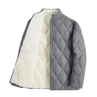 看守所秋冬衣服男外套开衫秋冬加绒加厚无金属棉袄保暖拘留所专用