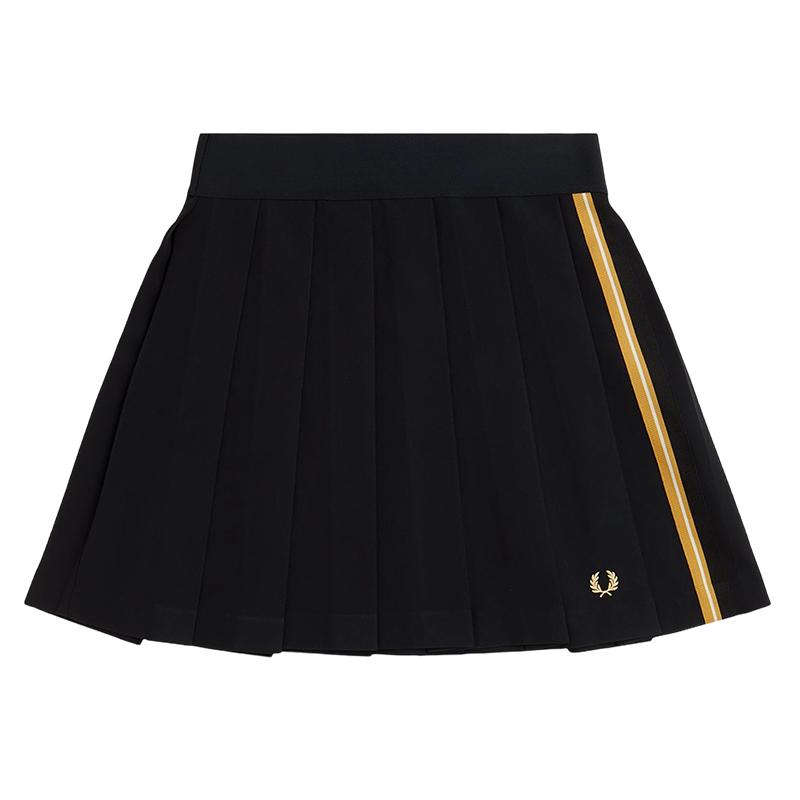 FREDPERRY半身百褶裙青春运动风