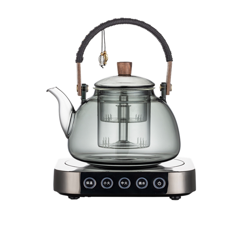 超薄铝合金电陶炉煮茶器