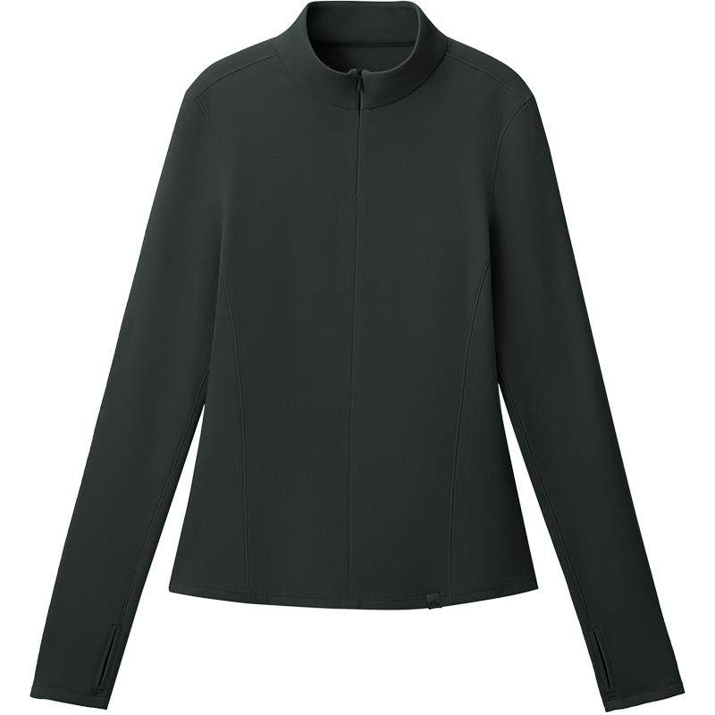 蕉下女士半拉链打底衫摇粒绒肌底衣长袖长衫上衣中暖修身秋季新款