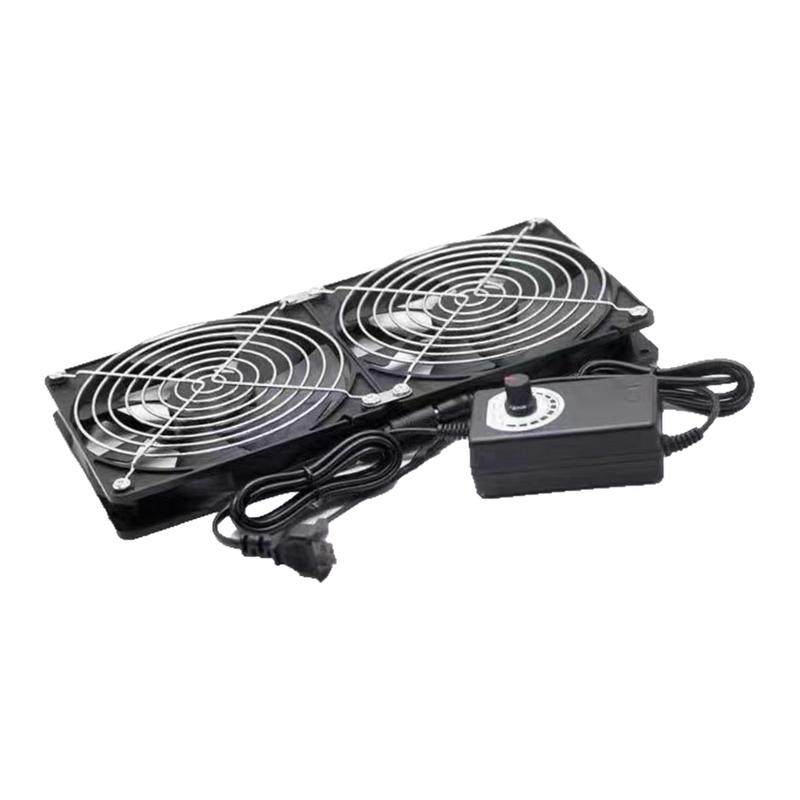 机柜静音220V调速窗户排气扇机箱暖气片多肉植物暴力散热风扇鱼缸
