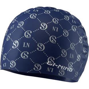 李宁游泳帽男士官方正品专业防水不勒头成人大头围女款高颜值布帽