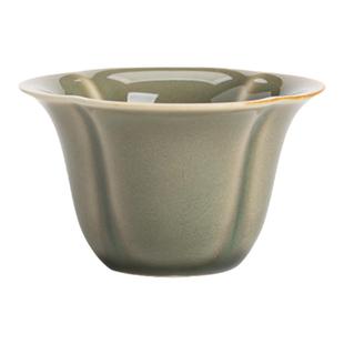 圭隐堂越窑青瓷茶杯主人杯家用复古手工品茗杯个人单杯闻香杯子