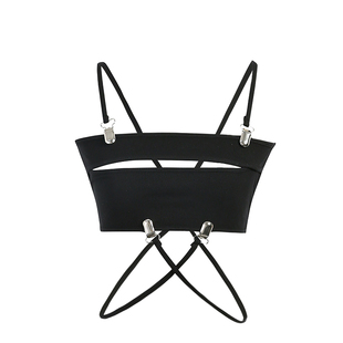 TIWILLTANG就异是“幻觉陉辰”抹胸内搭短款吊带性感针织上衣女夏