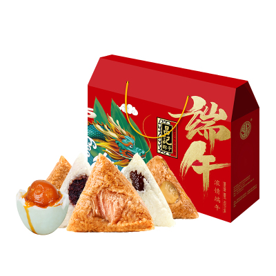嘉兴昌记粽子高配礼盒装全家福