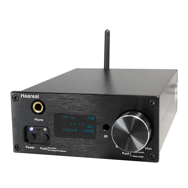 蓝牙音频解码器无线接收ldac 9038光纤同轴usb功放音响蓝牙适配器