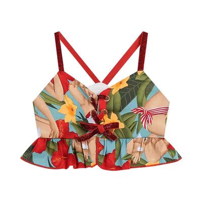 儿童港风复古怀旧走秀演出服