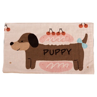 腊肠狗樱桃纯棉纱布浴巾大人新款全棉吸水洗澡裹巾女大毛巾可爱