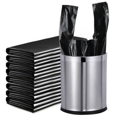 垃圾袋加厚黑色家用手提厨房餐饮酒店办公室中大号背心塑料袋商用