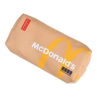 麦门创意文具收纳盒可爱皮革防水大容量学生笔袋小众文创铅笔盒男