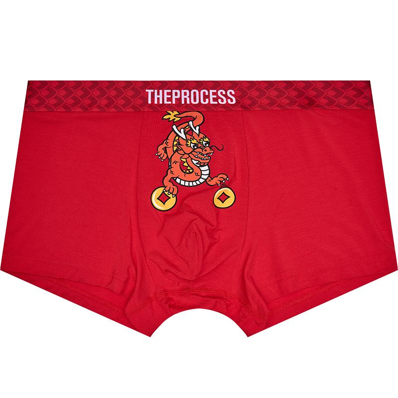 THEPROCESS男内裤国风龙印花
