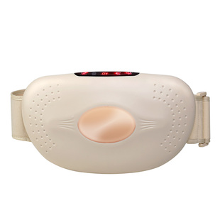 康仕坦自动砭石揉腹仪腹部按摩器电动揉肚子神器促进胃部蠕动热敷