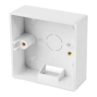 暗线明线86型开关插座面板明装底盒底座明线后盖后壳PVC通用底盒