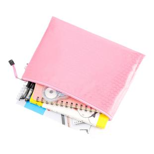 杰利 A5防水票据拉链袋 彩色定制帆布印刷文件袋25K作业文具袋学生用资料袋小清新ins收纳袋手拿袋物品工作袋