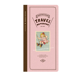 本子事多 复古印花TN内芯手账本 旅行手帐空白方格文艺笔记日记本