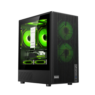 航嘉赛亚人S3机箱台式机电脑Matx风冷主机箱玻璃侧透支持240水冷