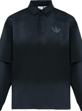 滔搏adidas阿迪达斯三叶草男子运动休闲长袖T恤POLO衫KR5053