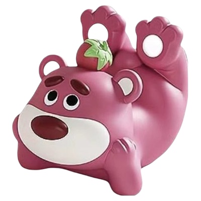 网红草莓熊可爱通用手机支架