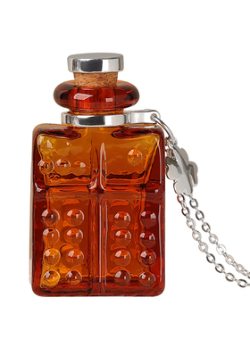 精油瓶项链扩香纯银香薰吊坠