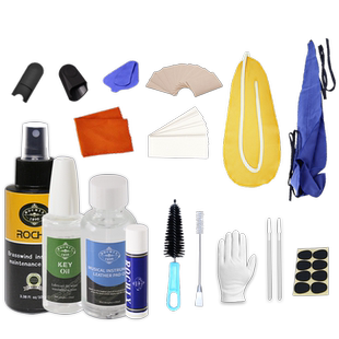 美国ROCHIX劳芝萨克斯通条布清洁擦拭布套装通用弯脖内膛吸口水布