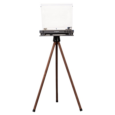 欧特声黑胶唱片机胡桃木落地支架