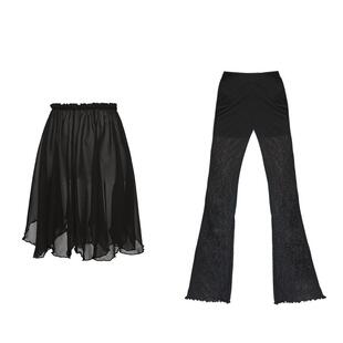 成人舞蹈裤女芭蕾舞练功服裙裤套装形体裤夏季薄带内衬喇叭裤长裤