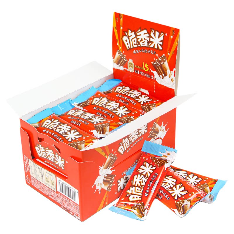 脆香米牛奶巧克力解馋充饥
