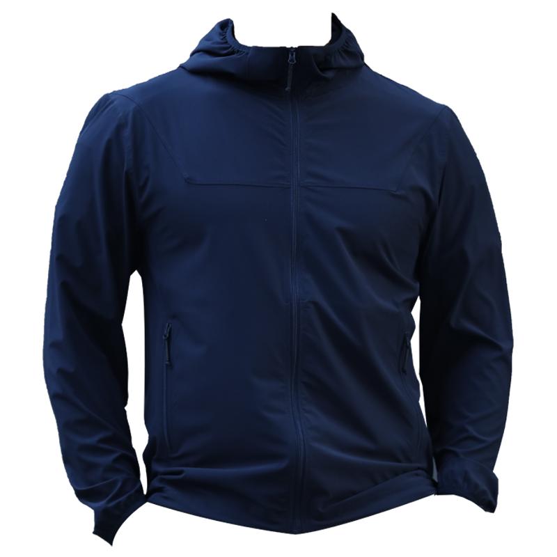 昂垦新弹力皮肤衣防晒防泼水轻薄透气户外运动宽松大码男防晒外套