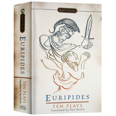 欧里庇得斯戏剧十部 英文原版 Ten Plays Euripides Signet Classics 名著文学小说 英文版 Euripides 进口英语书籍