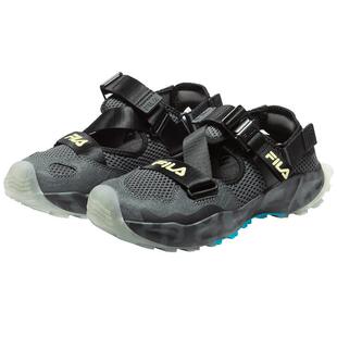 FILA KIDS斐乐童鞋儿童凉鞋夏季男女大童魔术贴透气包头鞋萤火虫