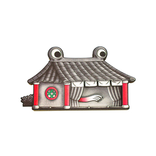 上美影中国奇谭2之耳中人傀儡戏艺人木质可动冰箱贴磁吸动漫周边