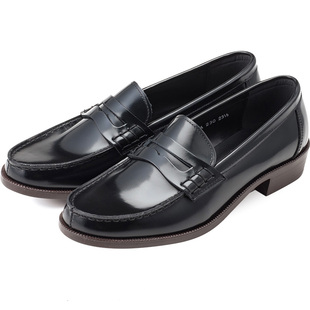 Haruta日系百搭进口牛皮小皮鞋230多色JK制服鞋时尚女士乐福鞋