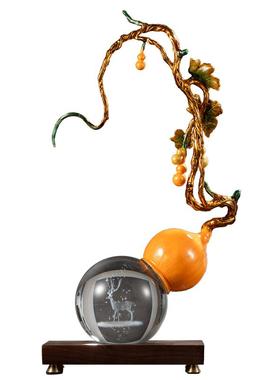 轻奢高级感家居新中式葫芦摆件