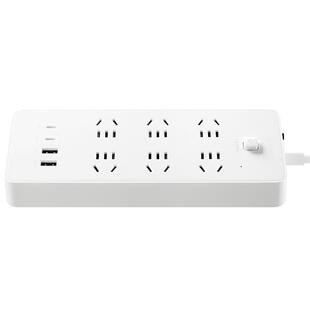 公牛插座usb插排插线板拖线板插板带线家用多功能U1206全长1.8米