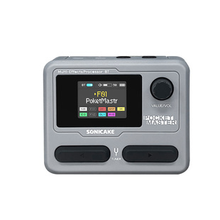 Sonicake Pocket Master电吉他综合效果器单块贝斯蓝牙鼓机内录IR